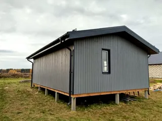 Haus nach Projekt „Chalet 45“, Gebiet Kostroma: Fertiges Haus