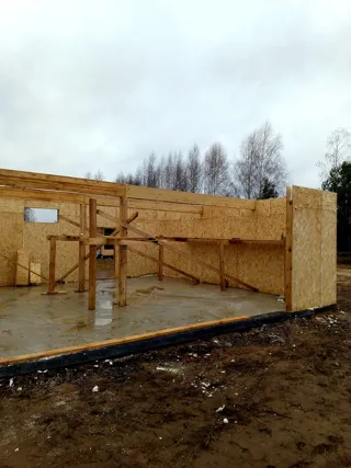 Garage 2 m² nach individuellem Entwurf, Region Twer: Wandmontage