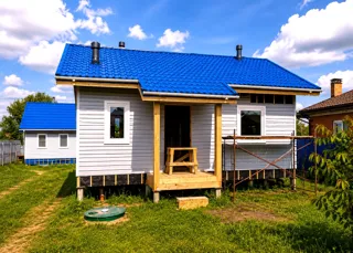 Haus 58,41 m² nach individuellem Projekt, Gebiet Moskau: Fertiges Haus