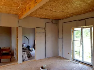 Haus, Projekt „Mistika - E2.8“, Dorf Novoe: Innenarbeiten