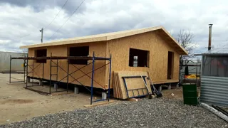 Haus nach Projekt „Barnhouse 76.1“, Gebiet Iwanowo: Fertiges Haus