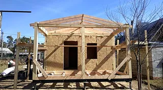 Custom-design house, Nikulskoe village: finished building