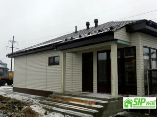 Haus nach individuellem Entwurf, Vladimir: fertiges Gebäude