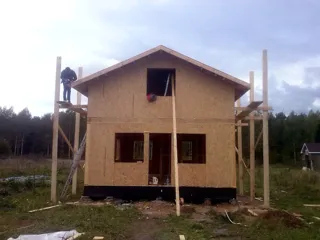 Haus nach Projekt „Ermak“, Siedlung Kuzmishchi: Obergeschoss und Dachgeschoss