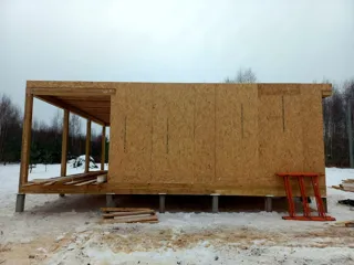 Haus nach Projekt „Mistika - N2.8“, Dorf Lyutovo: Fertiges Haus