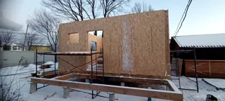 74 m² ev, özel proje, “Jeleznodorojnik” SNT: duvar montajı