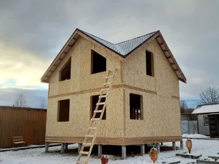 Haus nach Projekt „Elisej“, Region Wologda: Fertiges Haus