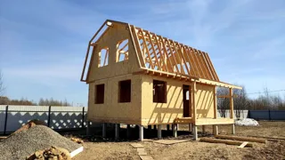 House, “Bylina” design, Ivanovo Region: roofing