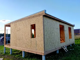 Haus nach Projekt „Mistika - S2.8“, Gebiet Nischni Nowgorod: Wandmontage