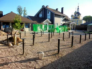 Haus nach Projekt „Metschta pl.4“, Pereslavl-Zalesskiy: Fundament und Grundrahmen