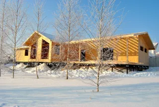 Haus nach Projekt „Arizona“, Gebiet Nischni Nowgorod: Fertiges Haus