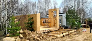 Haus nach individuellem Projekt, KP „Jaroslawskoje Wsmorje“: Wandmontage