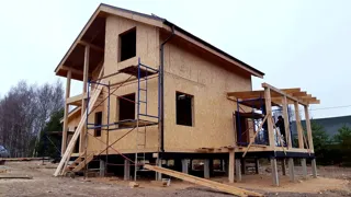 Haus nach Projekt „Majak“, Region Twer: Fassadenverkleidung