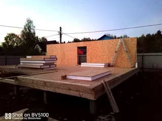 Haus 102 m², Projekt „Mistika - E2.8“, Gebiet Moskau: Wandmontage