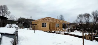 Haus 104 m² nach individuellem Projekt, Dorf Kornevo: Fertiges Haus