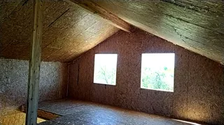 Haus nach individuellem Projekt, SNT „Woschod“: Innenwände