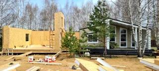 Haus nach individuellem Projekt, KP „Jaroslawskoje Wsmorje“: Wandmontage