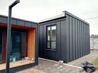 40 m² custom-design guest house, Yaroslavl Region: finished building