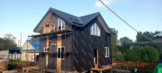Haus nach Projekt „Dorofejewo“, Gebiet Nischni Nowgorod: Fertiges Haus