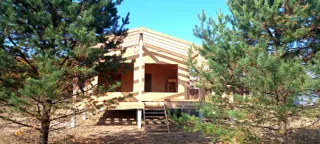 Haus 61,2 m² nach individuellem Projekt, Dorf Shashmurka: Fertiges Haus
