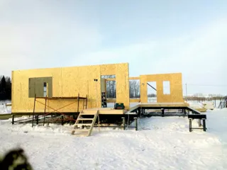 Haus nach individuellem Entwurf, Dorf Ivanovskoe: Wandmontage