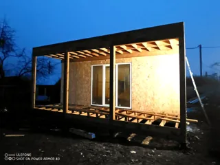 Haus nach individuellem Entwurf, Gartengemeinschaft SNT „Kooperator-1“: Wandmontage