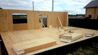 Haus nach Projekt „Dobrynja“, Kostroma: Wandmontage