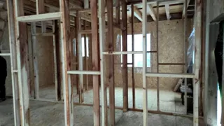 House built to a custom design, Ivanovo: interior partitions