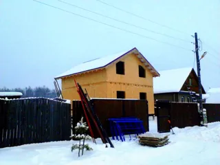 Custom-design house, Patrikeevo village: finished building
