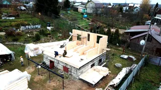 Haus nach individuellem Entwurf, Gartengemeinschaft SNT „Lasarewo“: Wandmontage