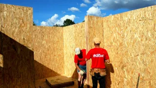 Haus nach individuellem Entwurf, Dorf Babukovo: Wandmontage