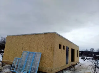 Haus 77,4 m², individuelles Projekt, SNT „Sadowod“: Wandmontage