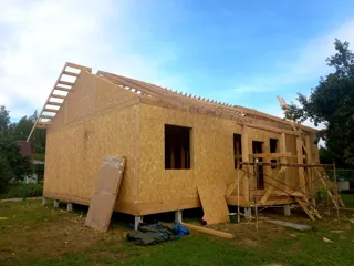 Haus 111 m² nach Projekt „Wiktorija“, Gartengemeinschaft SNT „Isanino“: Dach