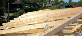 Haus 123,5 m² nach individuellem Projekt, Furmanov: Dach