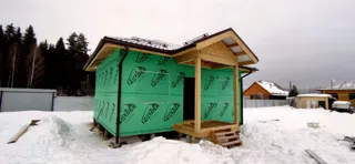 128 m² house built to a custom design, Byakovo village: completed house