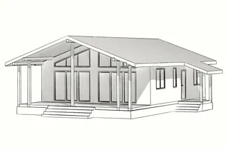 Haus nach individuellem Entwurf: Projektvisualisierung