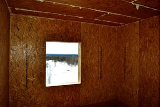 House, “Topaz” design, Andreevskoe village: interior partitions