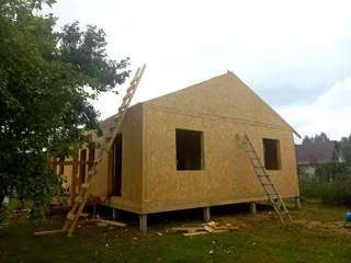 Haus 111 m² nach Projekt „Wiktorija“, Gartengemeinschaft SNT „Isanino“: Dach