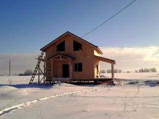 Haus nach Projekt „Sefir“, Dorf Zubino: Fertiges Haus