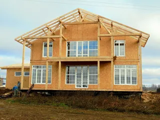 Haus nach Projekt „Barskoe pomeste“, Gebiet Kostroma: Fertiges Haus