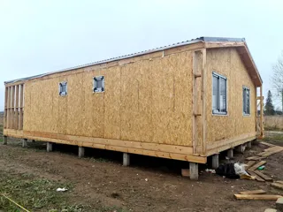 90 m² house built to a custom design, Novaya Burya village: completed house