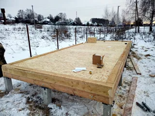 Gästehaus nach individuellem Projekt, Gebiet Kostroma: SIP-Boden auf Höhe 0