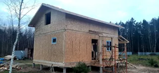 103 m² house based on the “Ermak” design, Timoshkino village: roofing