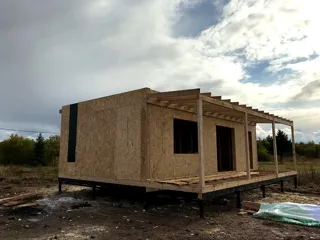 Haus nach Projekt „Mistika - S2.8“, Dorf Gorodishche: Fertiges Haus