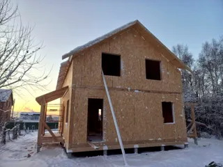 Haus 163 m², individuelles Projekt, Dorf Turabevo: Obergeschoss und Dachgeschoss