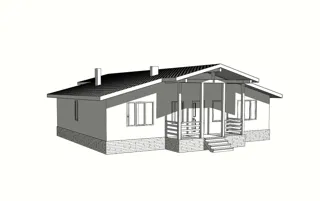 Custom-design house, Moscow Region: project floor plan