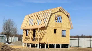 House, “Bylina” design, Ivanovo Region: roofing