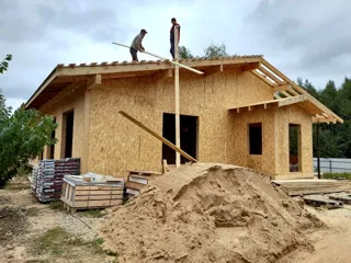 Haus 228 m², individuelles Projekt, Dorf Lunevo: Fenster und Türen