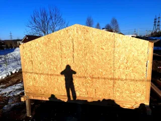 Haus 54 m², Projekt „Barnhouse 39“, Gebiet Moskau: Wandmontage
