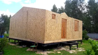 Haus nach individuellem Entwurf, Gartengemeinschaft SNT „Sarja“: Wandmontage